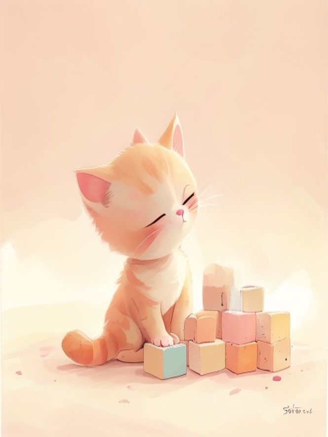 Ilustração: Gatinho — O Gatinho Que Aprendeu a Respirar Antes