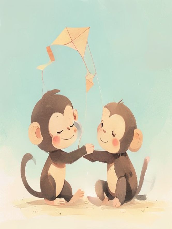 Ilustração: Macaquinho — O Macaquinho Que Perdoou de Novo